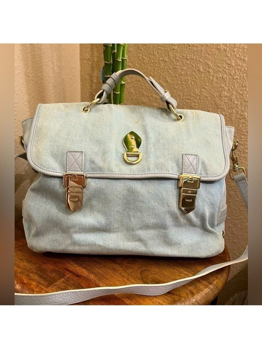 MULBERRY DENIM TILLIE SATCHEL